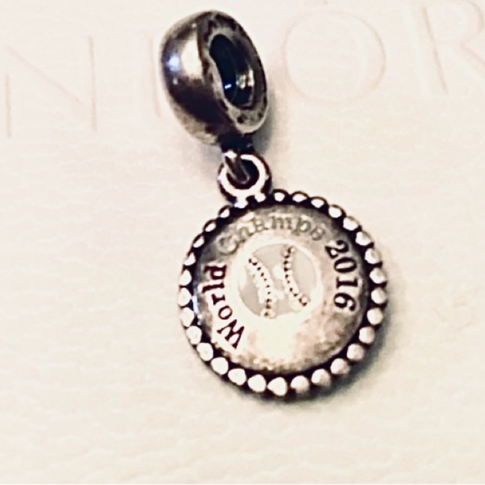 Pandora Logo Silver World Champs 2016 Charm